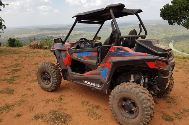 Panoramic view over the Shimba Hills coastal plains